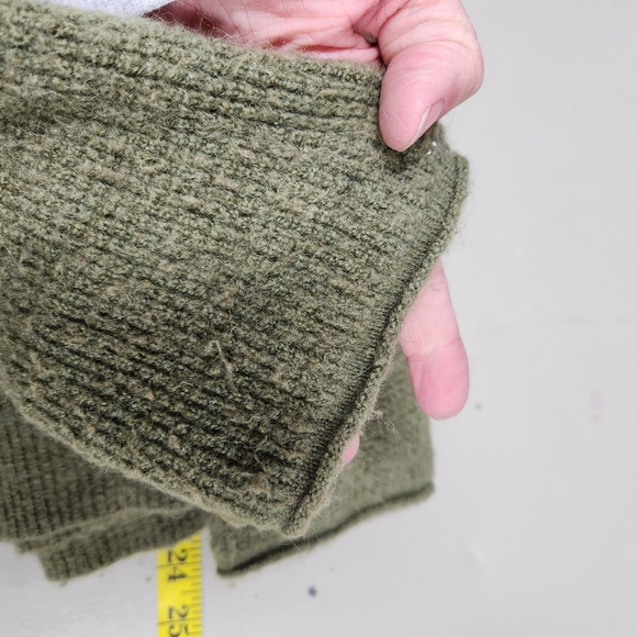 Point Sur Womens Back Button Sweater Size S Green Soft Wool Alpaca Long Sleeve - Picture 11 of 11